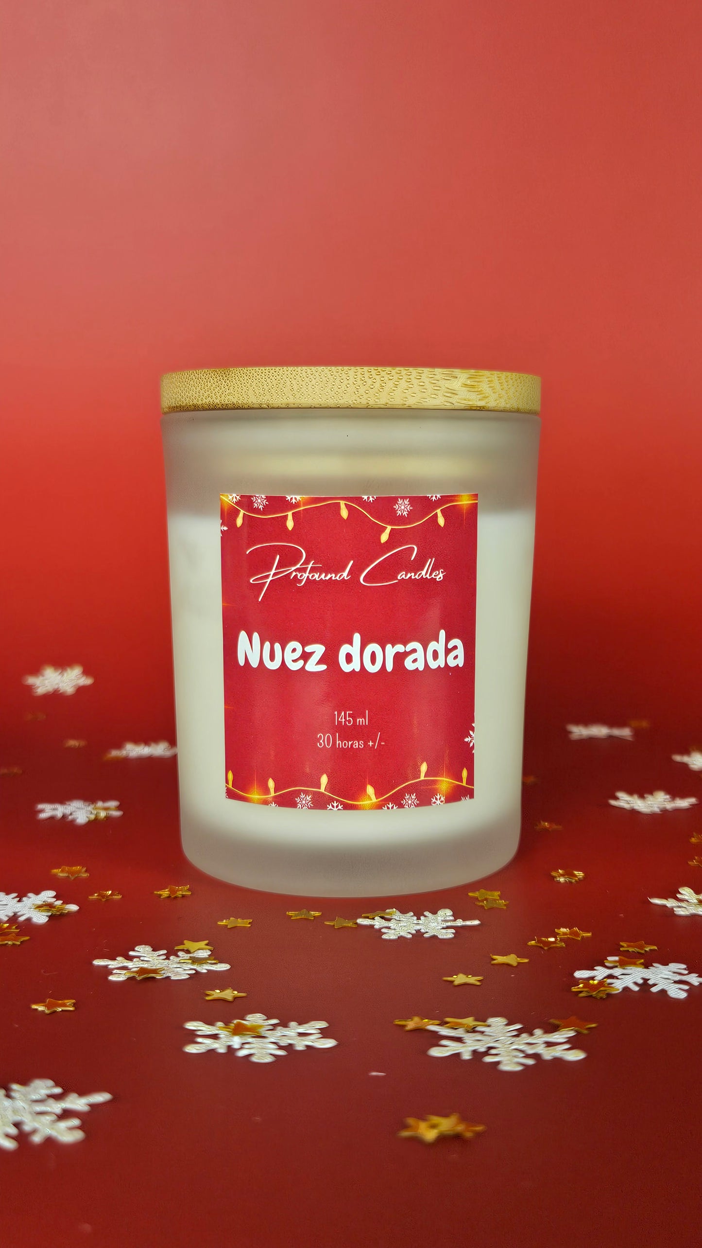 Vela Nuez Dorada - Profound Candles