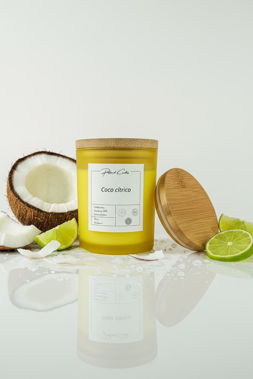 Vela de coco cítrico - Profound Candles