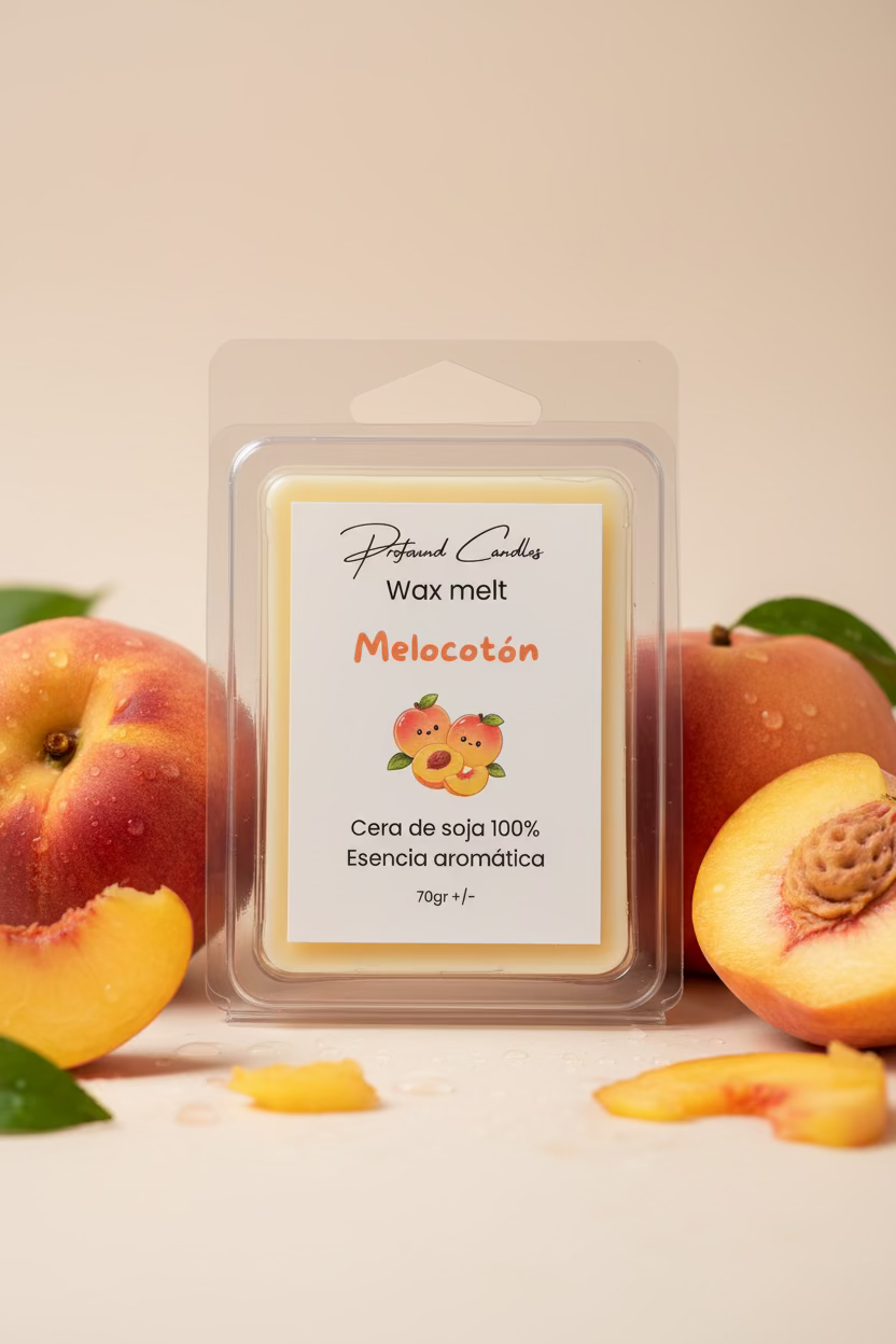 Wax melts de melocotón - Profound Candles