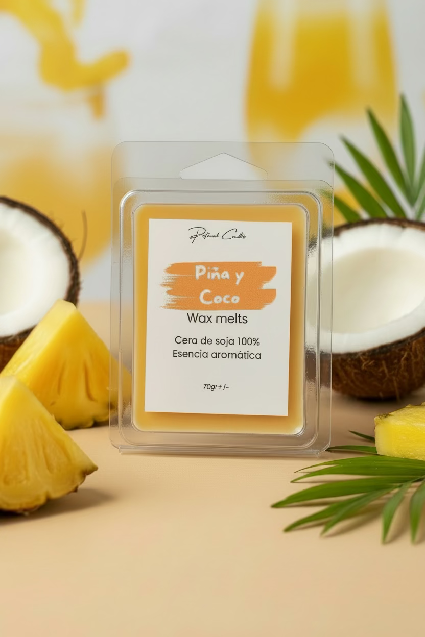 Wax melts de Piña y Coco - Profound Candles