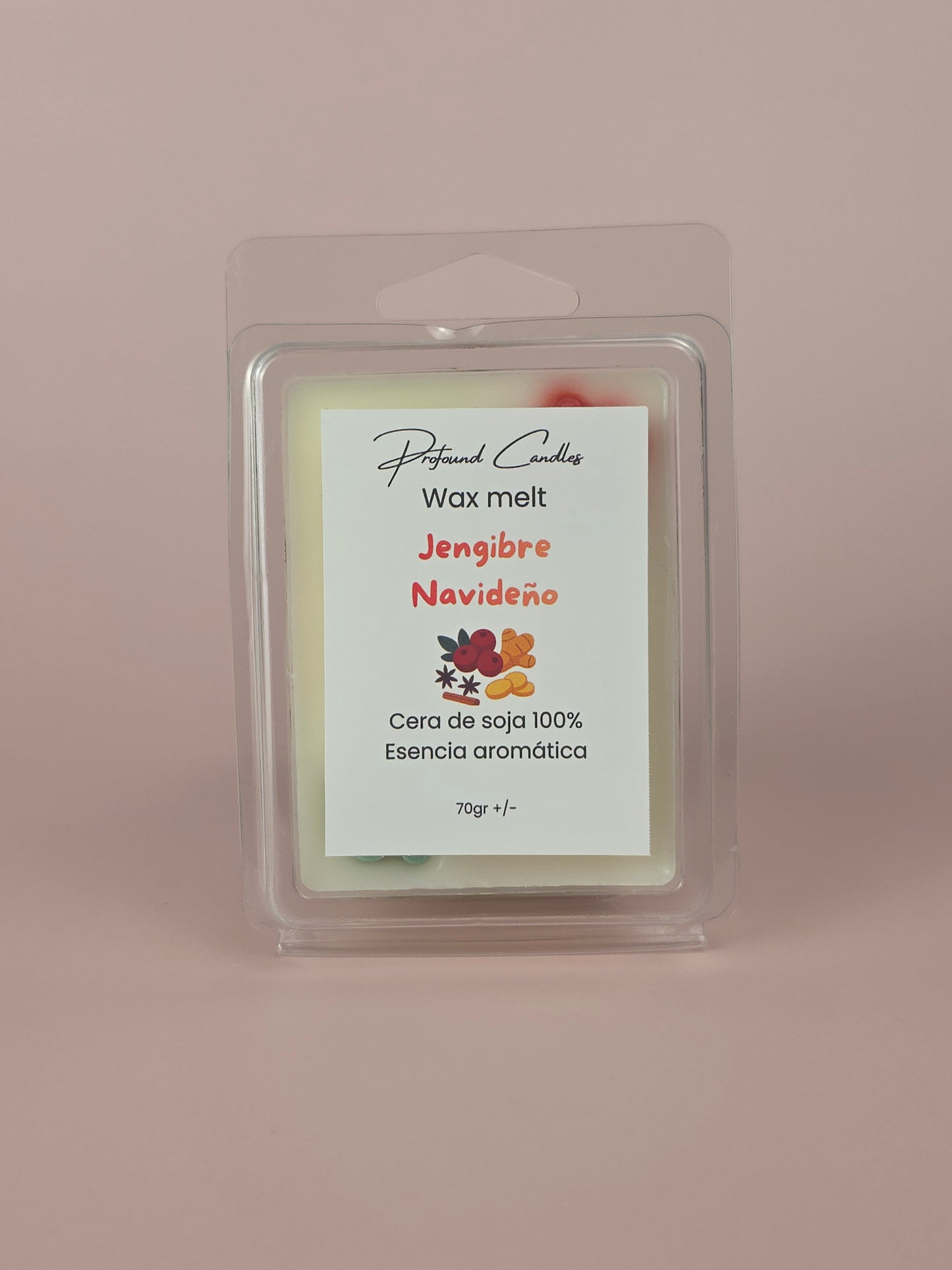 Wax melts "Jengibre Navideño" - Profound Candles