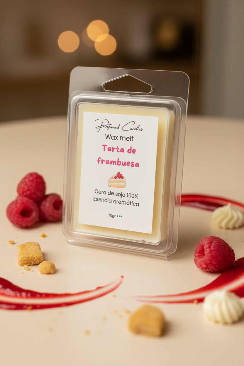 Wax melts de Tarta de frambuesa - Profound Candles