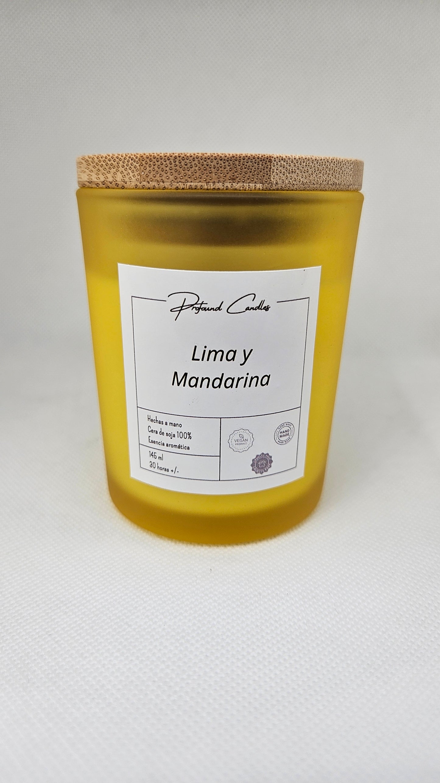 Vela de Lima y Mandarina