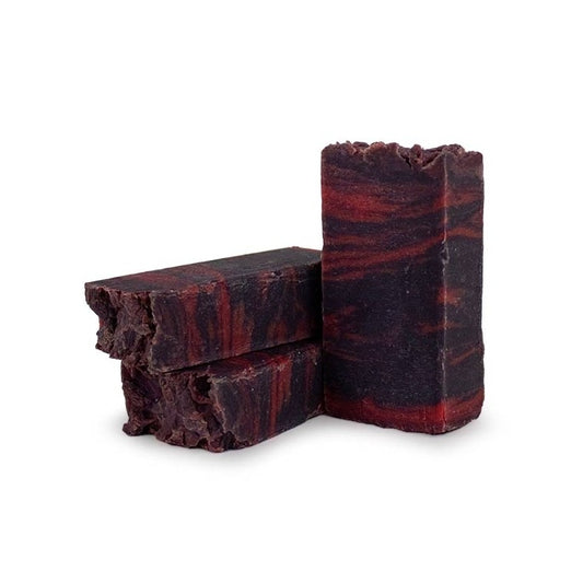 Pastilla de jabón de arcilla roja