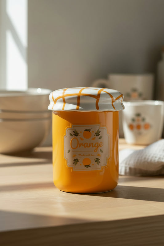 Quemador "Tarro de mermelada Naranja" - Profound Candles