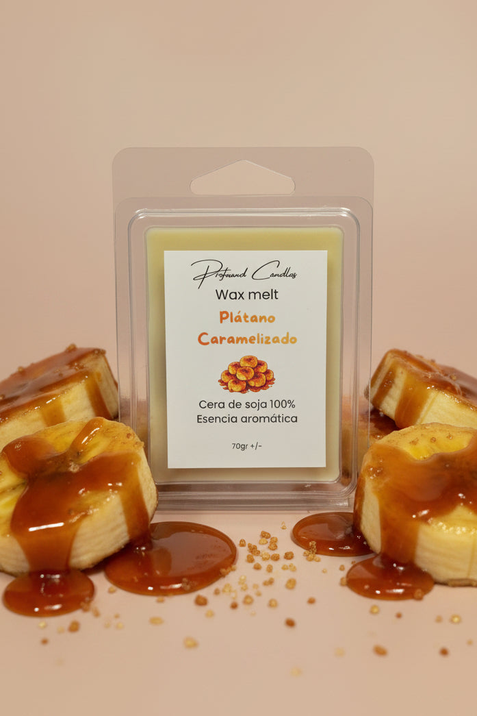 Wax Melts de Plátano Caramelizado - Profound Candles