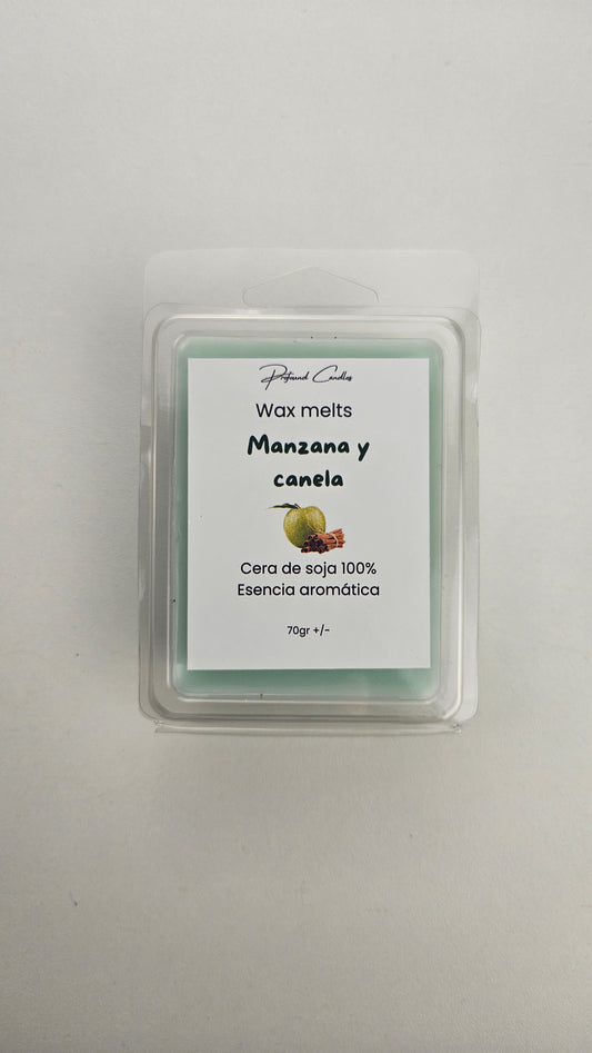 Wax melts de manzana y canela