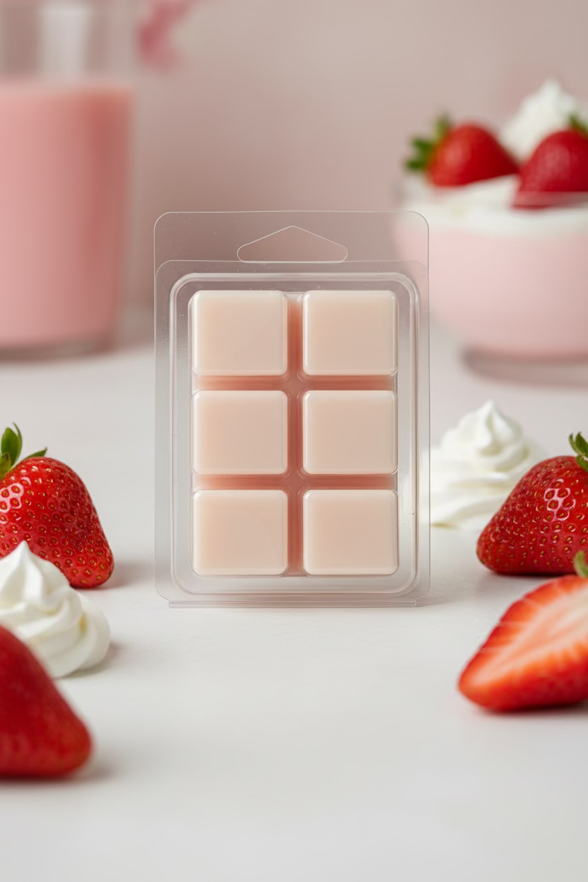 Wax melts de Fresas con nata - Profound Candles