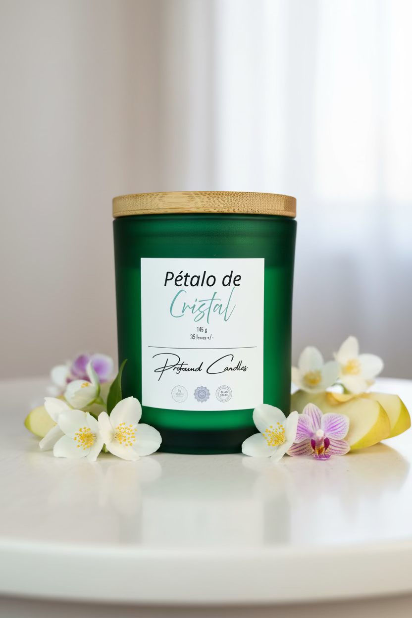 Vela de Pétalo de Cristal - Profound Candles