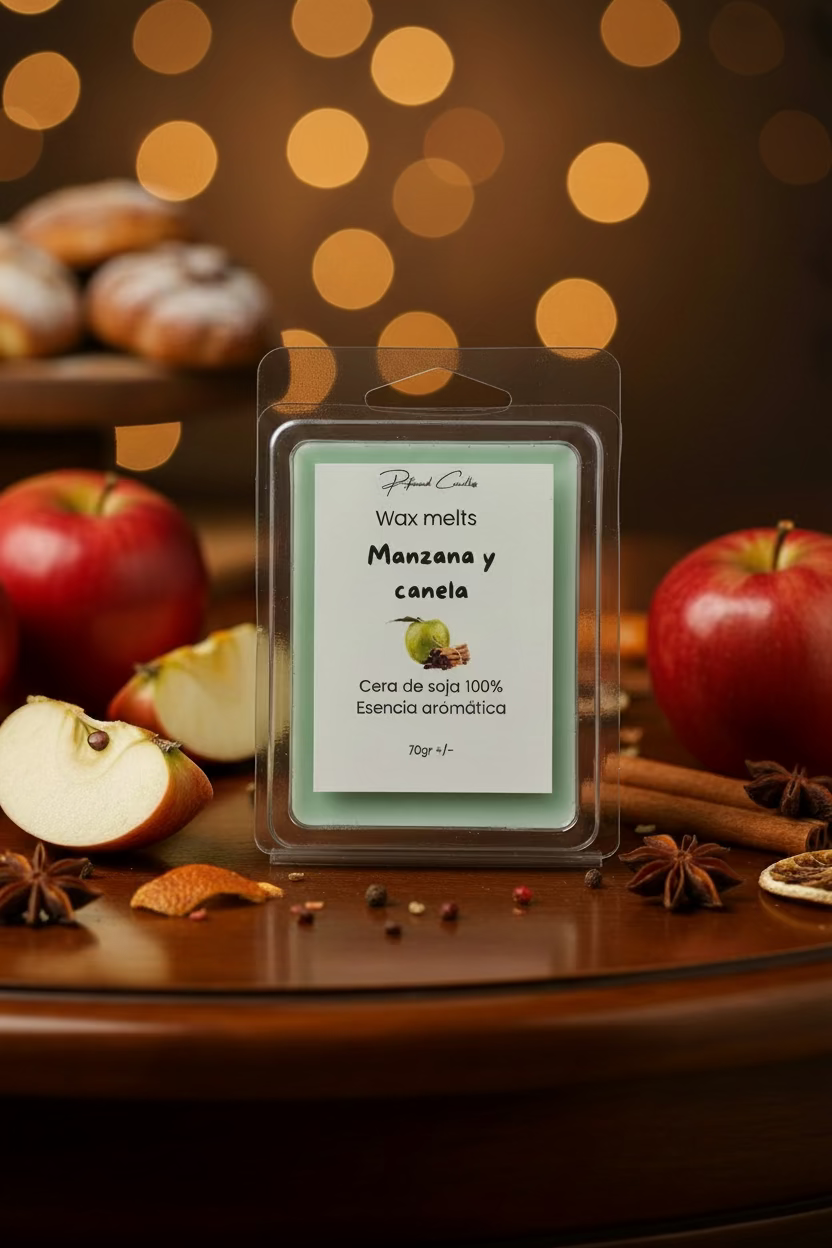 Wax melts de manzana y canela - Profound Candles
