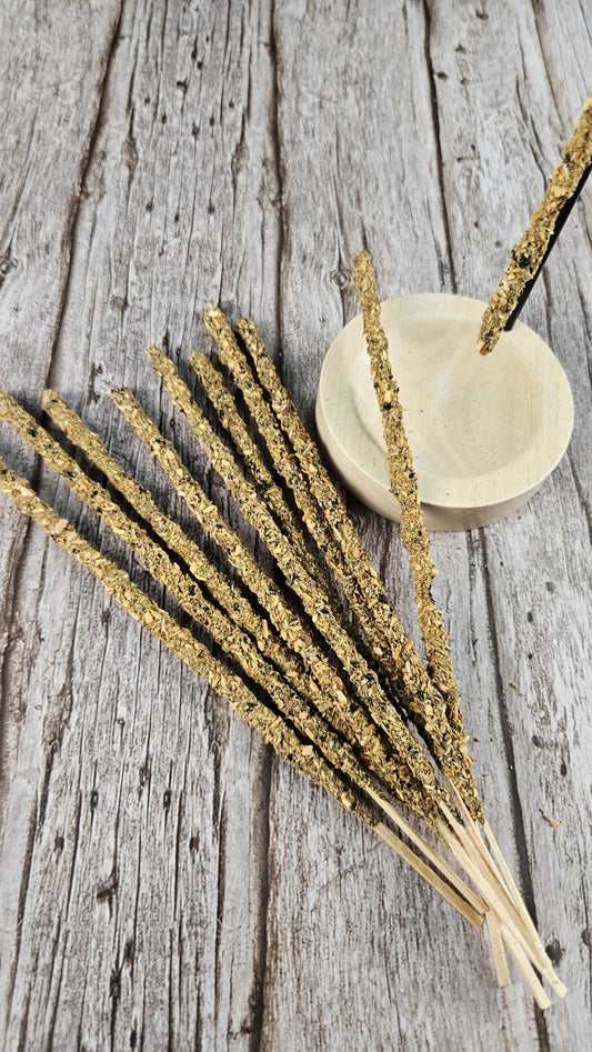 Incienso de Palo Santo con Fresias