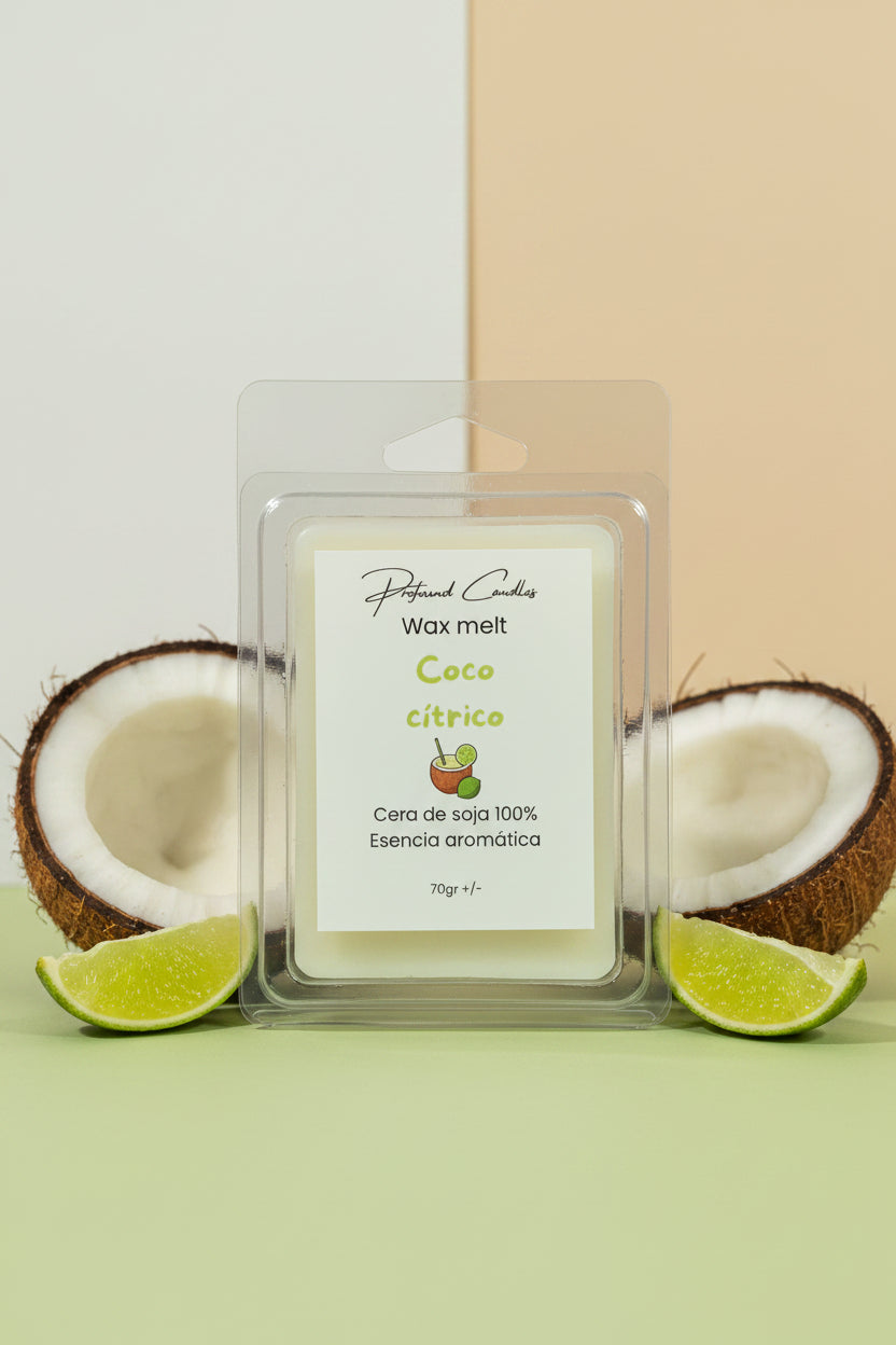 Wax melts Coco cítrico - Profound Candles