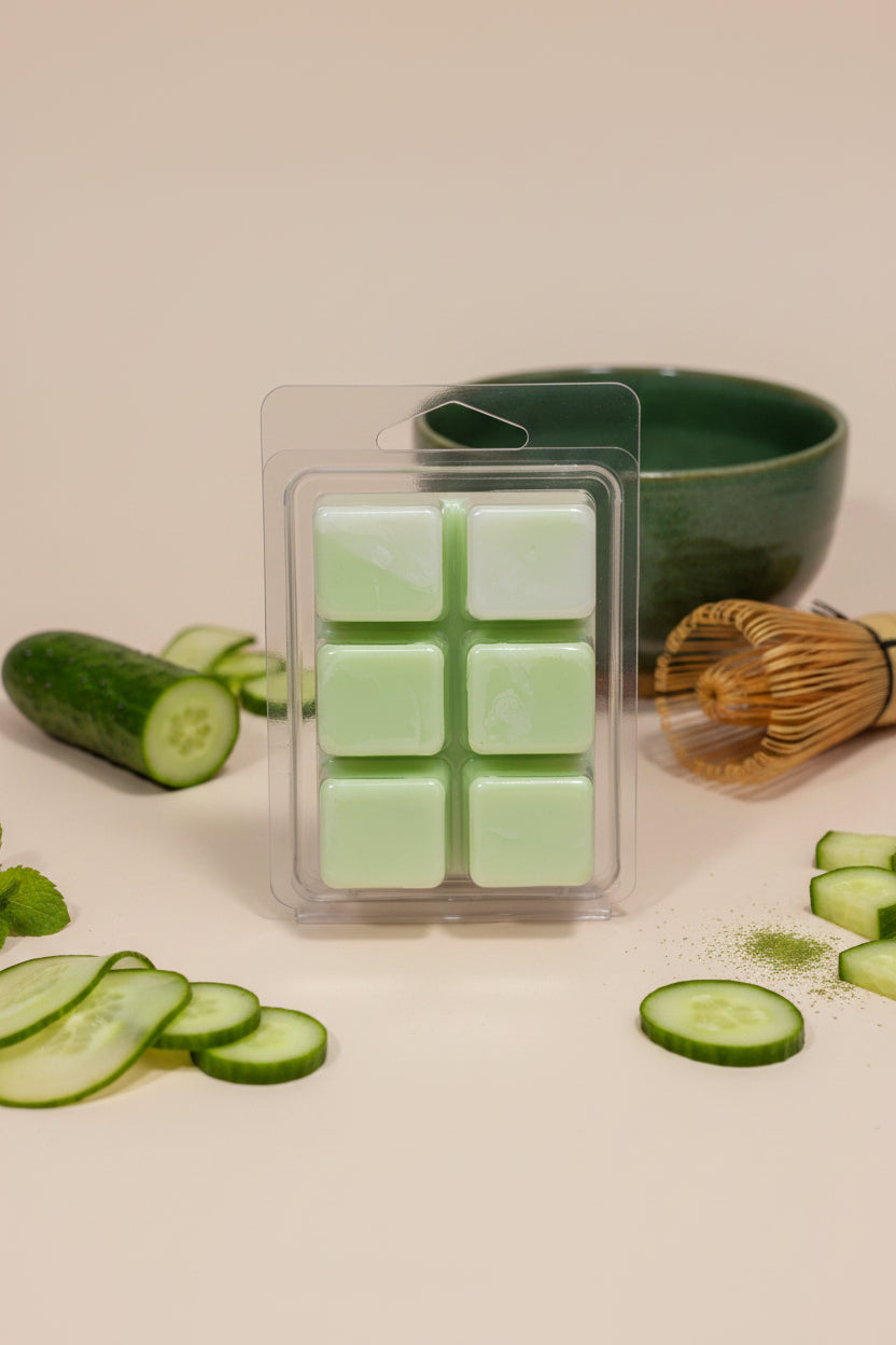 Wax Melts de Matcha y Pepino - Profound Candles