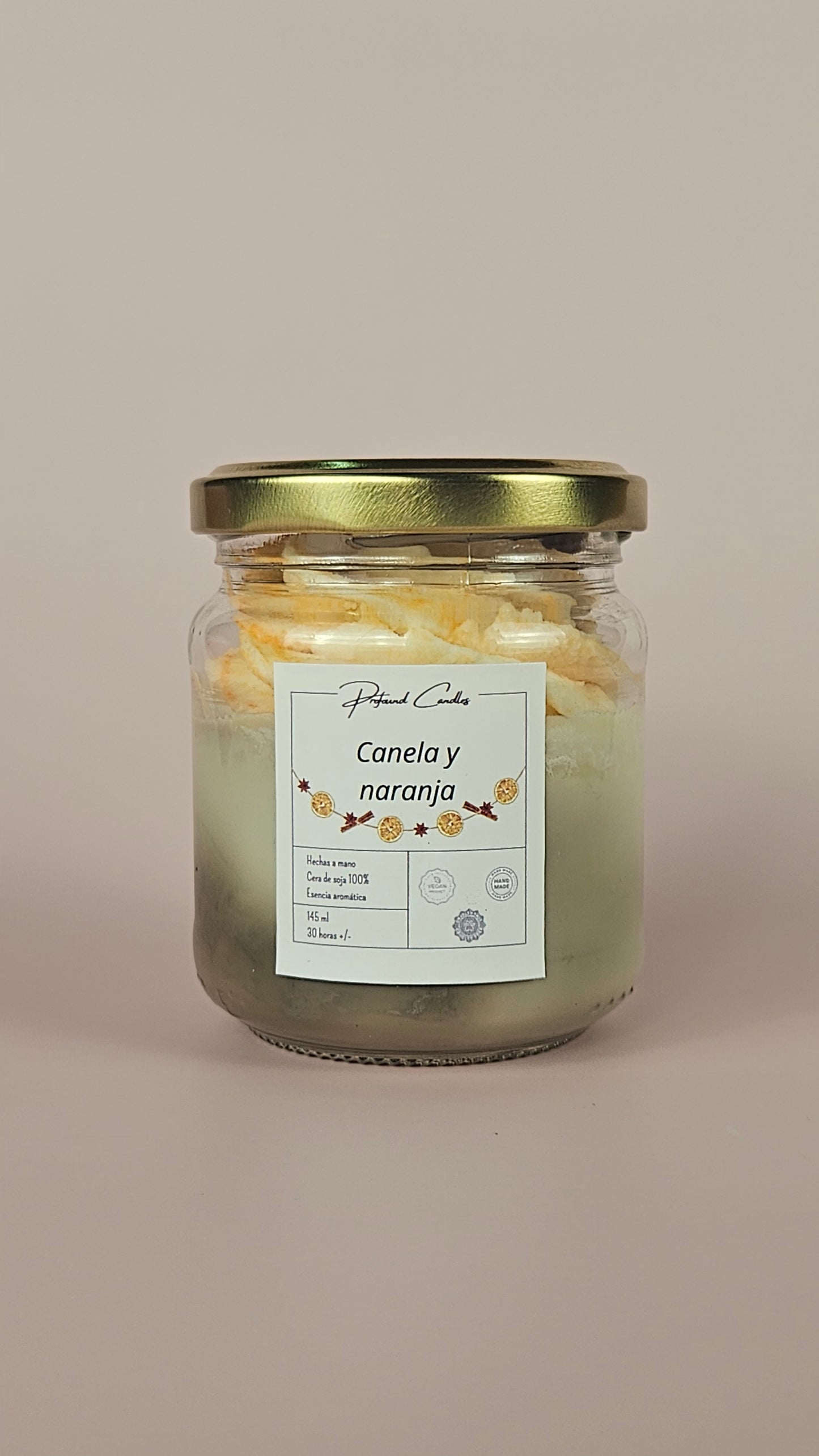 Vela Canela y Naranja - Profound Candles