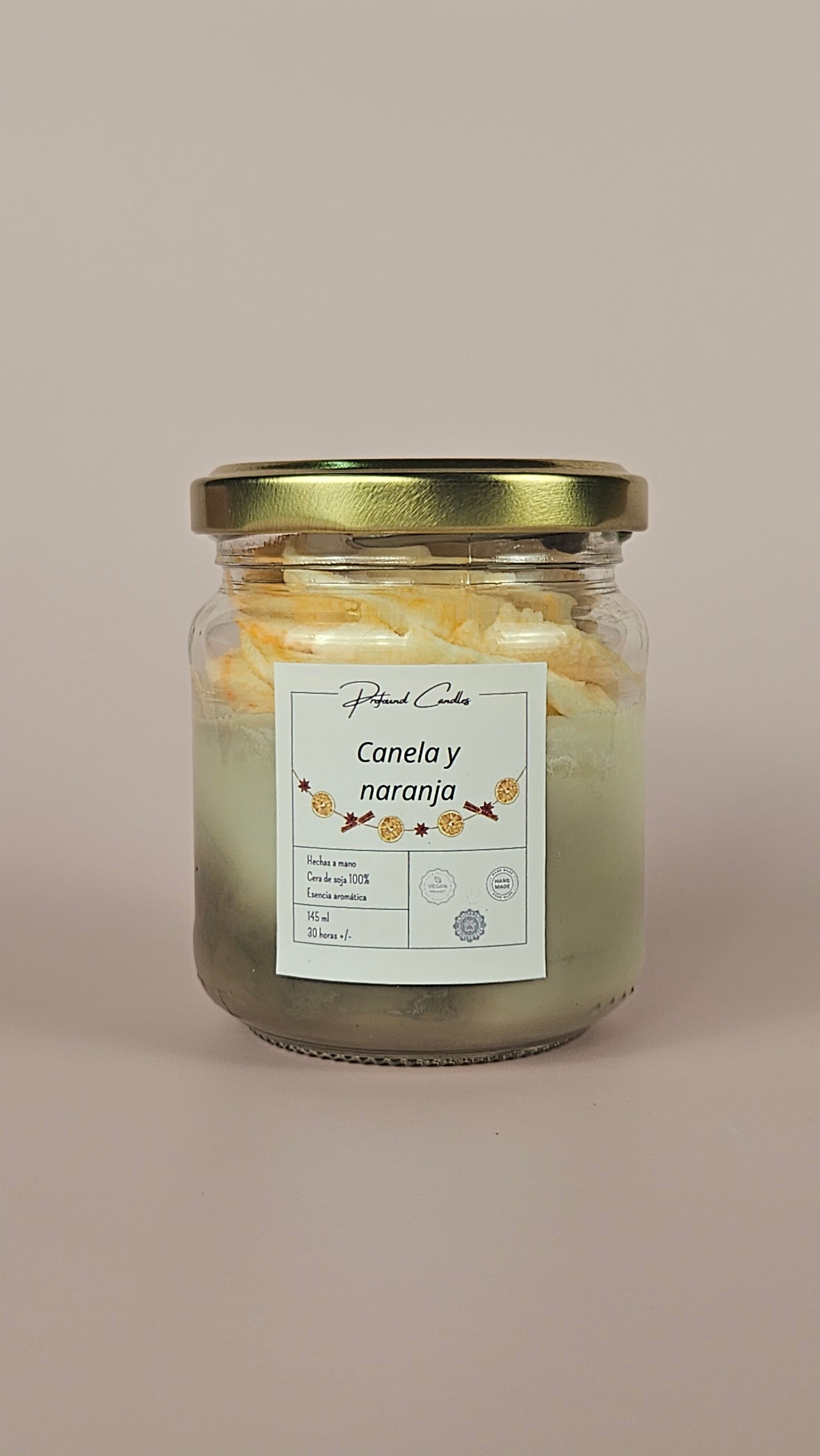 Vela Canela y Naranja - Profound Candles
