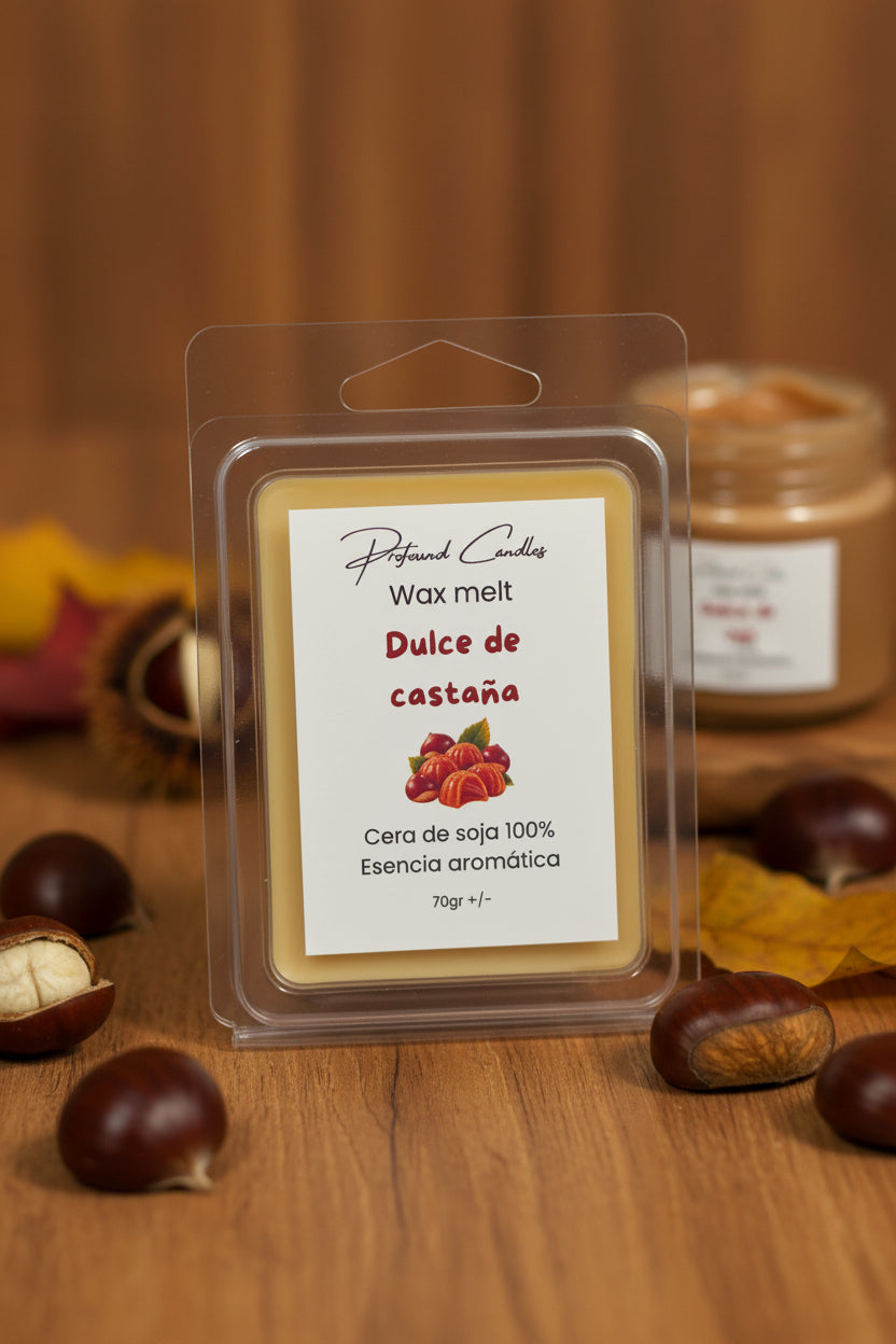 Wax melts de Dulce de castaña - Profound Candles