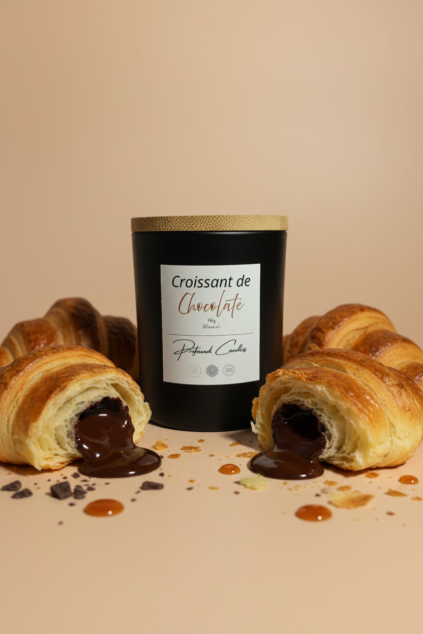 Vela de Croissant de chocolate