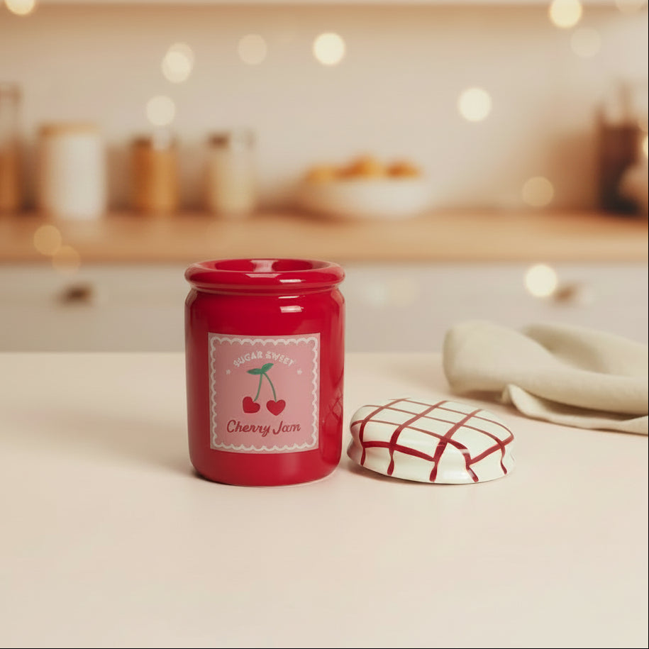 Quemador "Tarro de mermelada de cereza" - Profound Candles