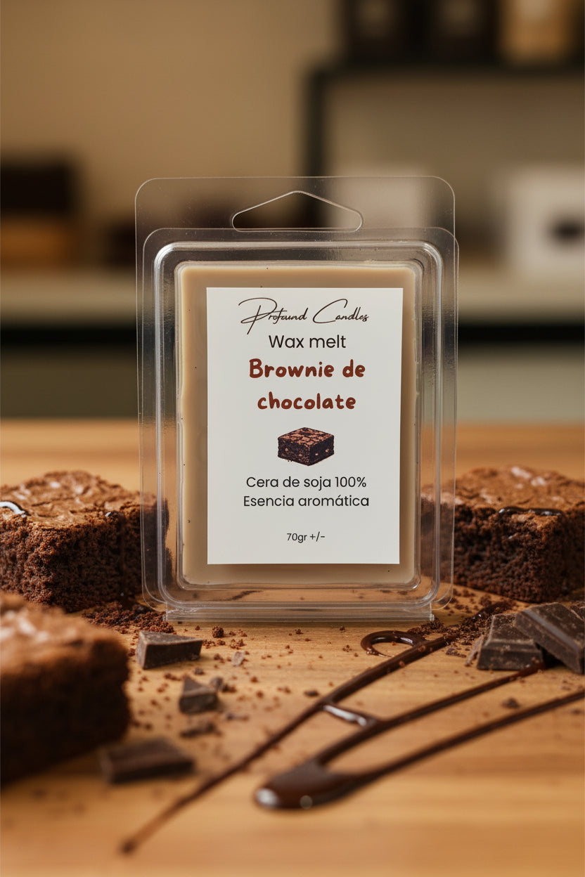 Wax melts de Brownie de chocolate - Profound Candles