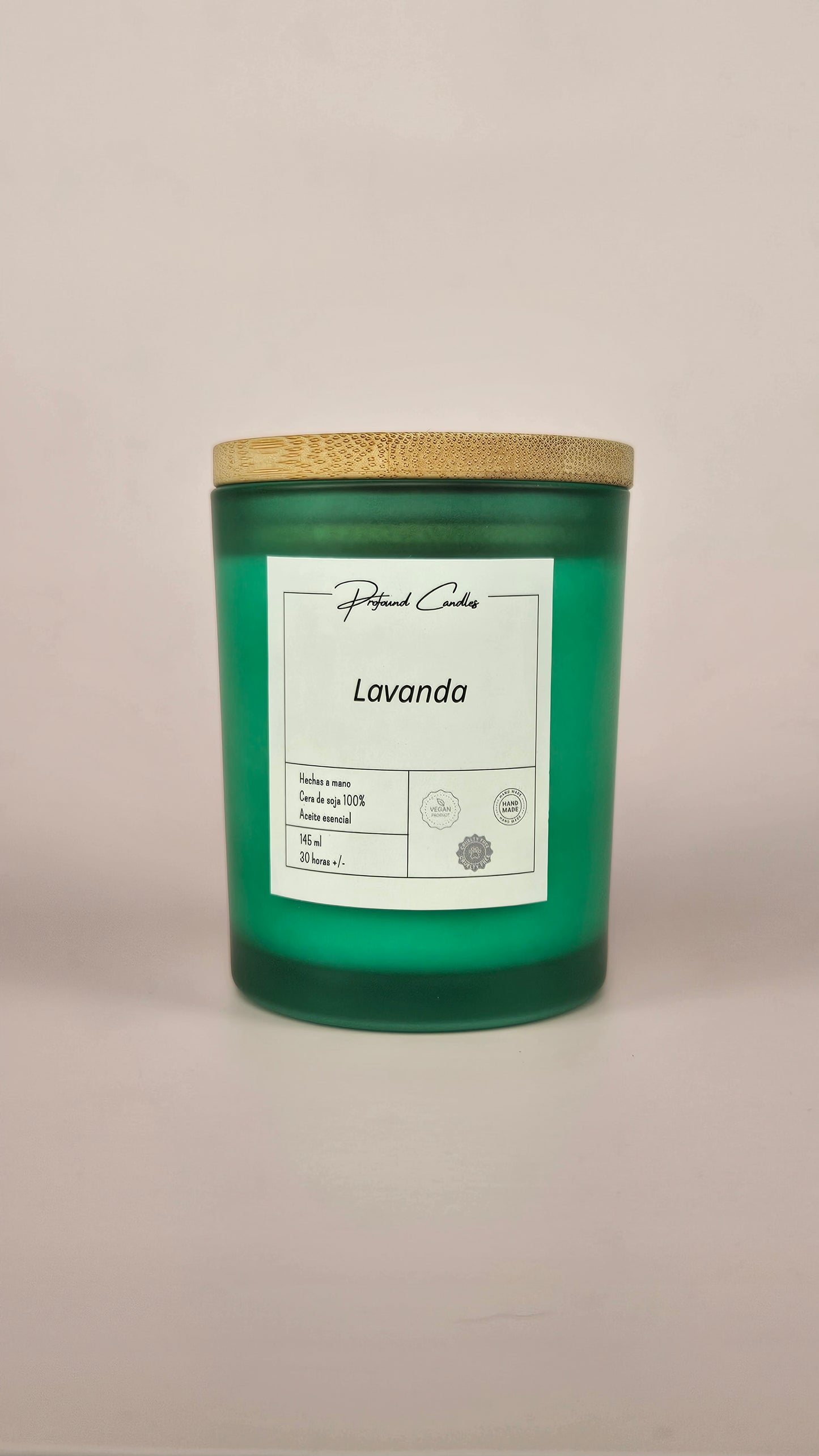 Vela de Lavanda (Aceite Esencial) - Profound Candles