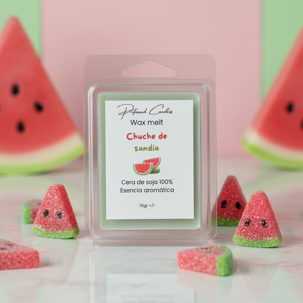 Wax melts de Chuche de sandía - Profound Candles