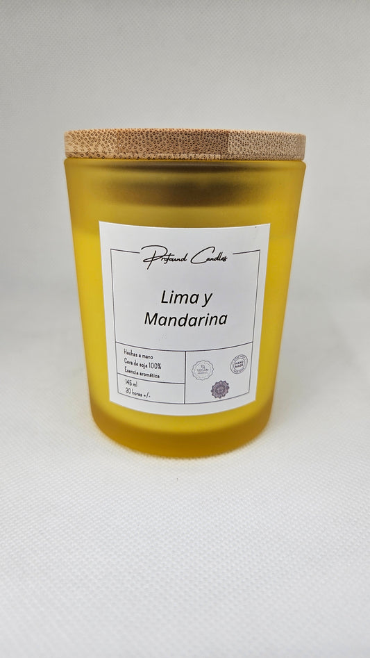 Vela de Lima y Mandarina