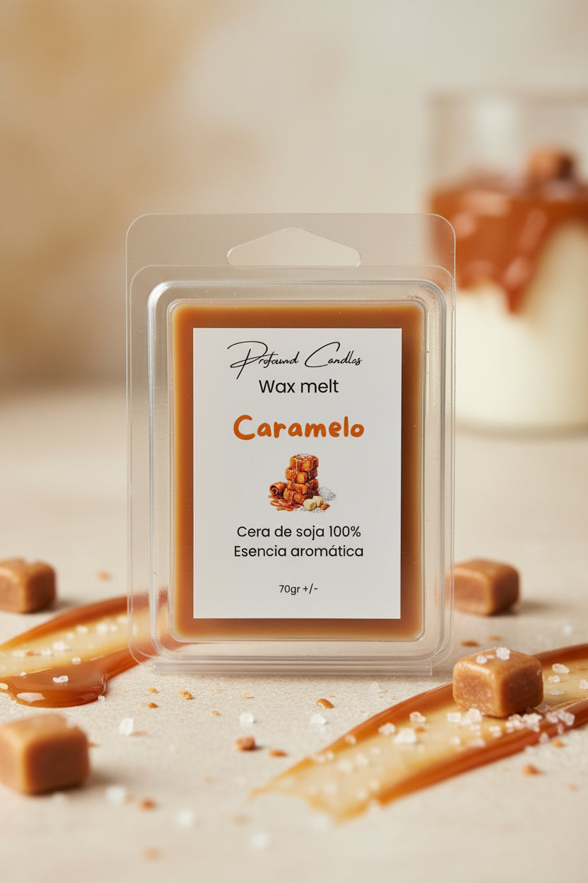 Wax melts de Caramelo - Profound Candles